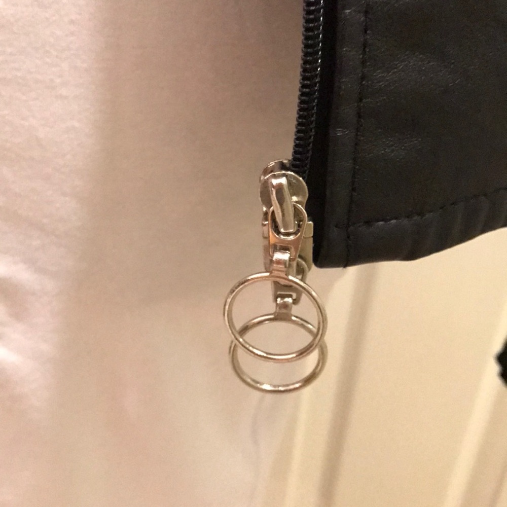 Spiegel vintage leather panel sweater jacket - Picture 6 of 7